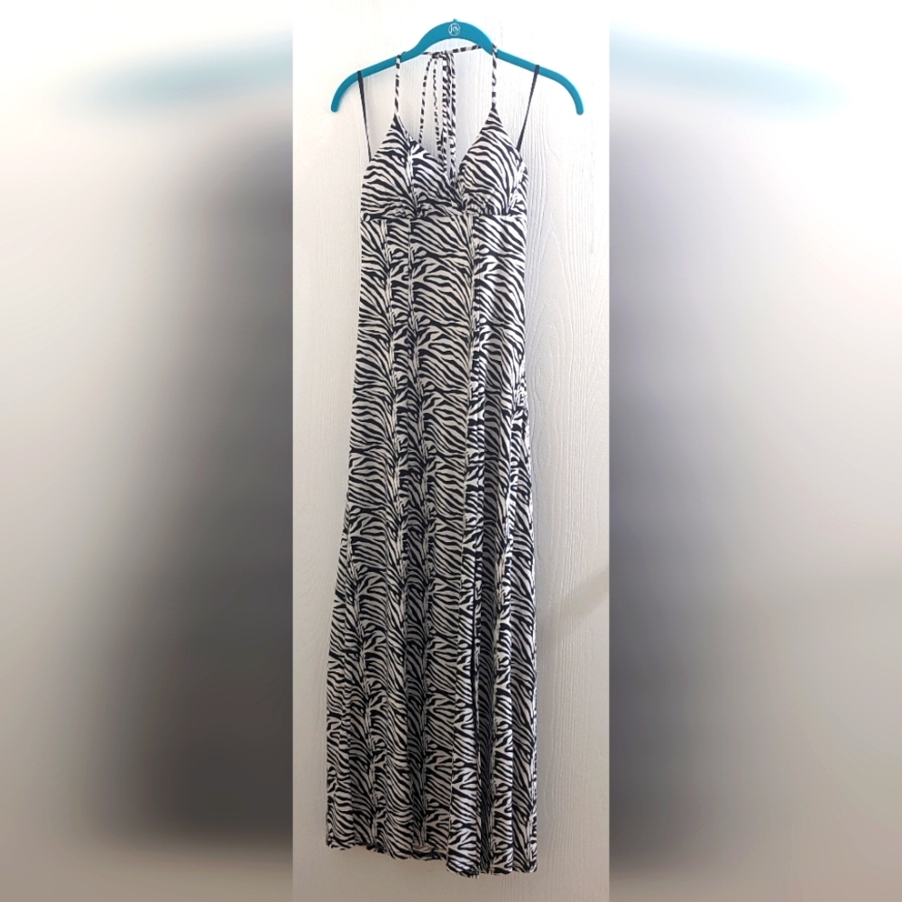 Alyn Page Animal Print Maxi Dress